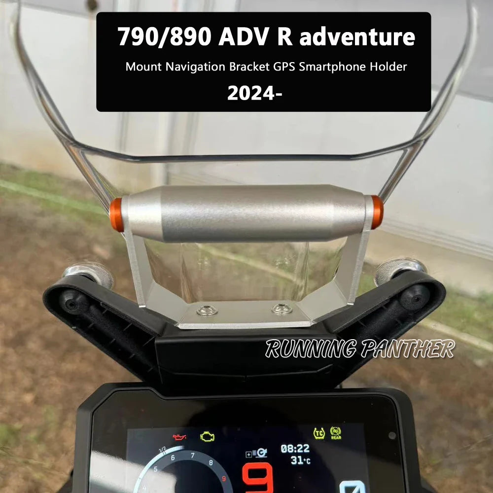 Phone & GPS Mount Bracket for KTM 790/890 ADV 2024+ | Wireless