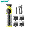 VGR V-185 Professional Hair Clipper LED USB Rechargeable