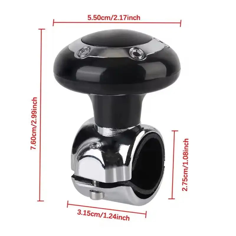Steering Wheel Spinner Knob – Universal 360° Ball Handle Booster