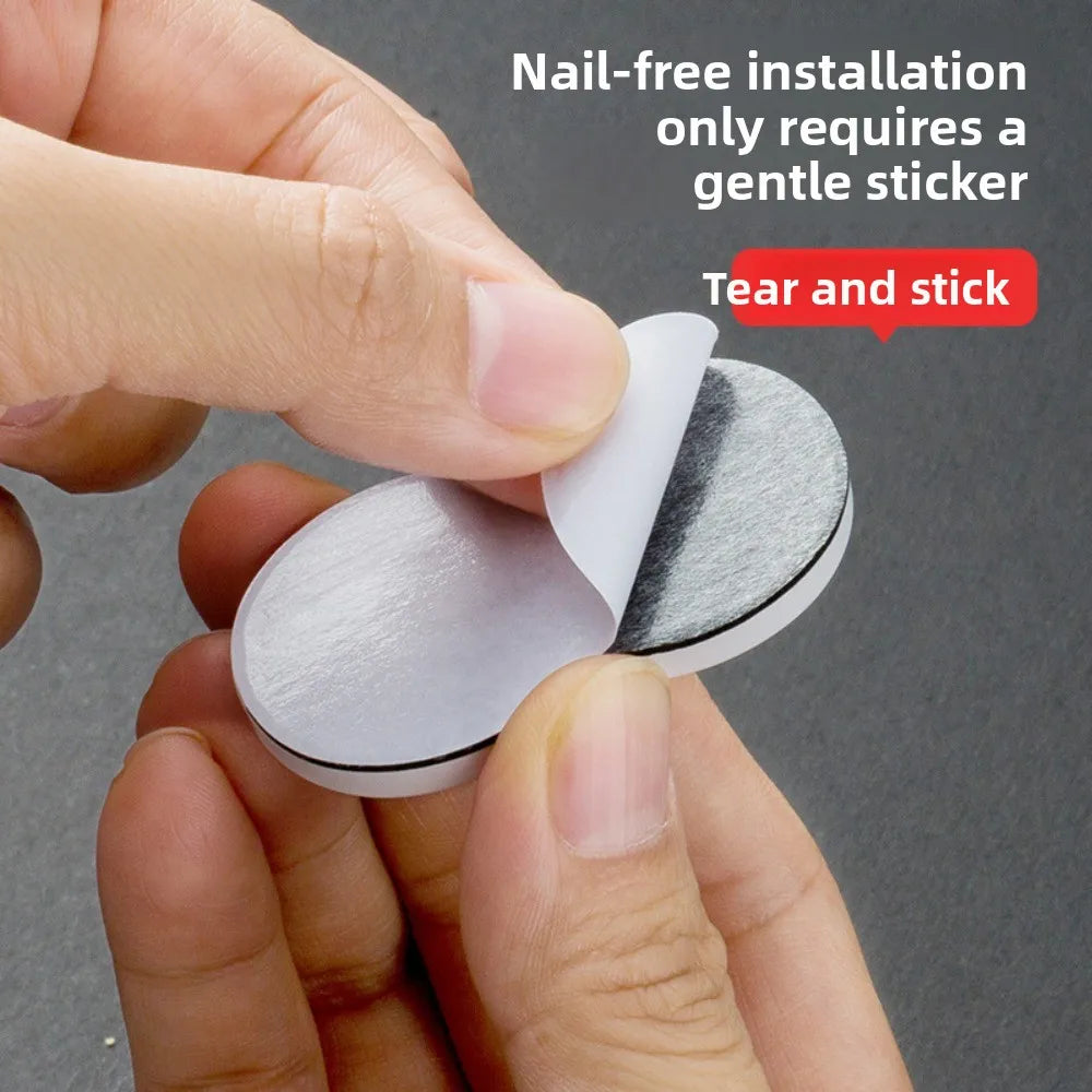Self-Adhesive 360° Swivel Caster Wheels – Stainless Steel