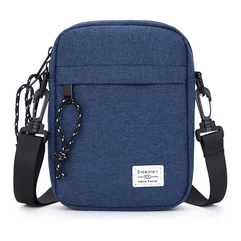 Oxford Crossbody Shoulder Bag – Casual Mini Satchel for Men & Women