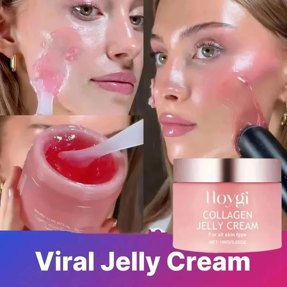 Hoygi Collagen Jelly Face Cream 100g – Pore Minimizing & Brightening