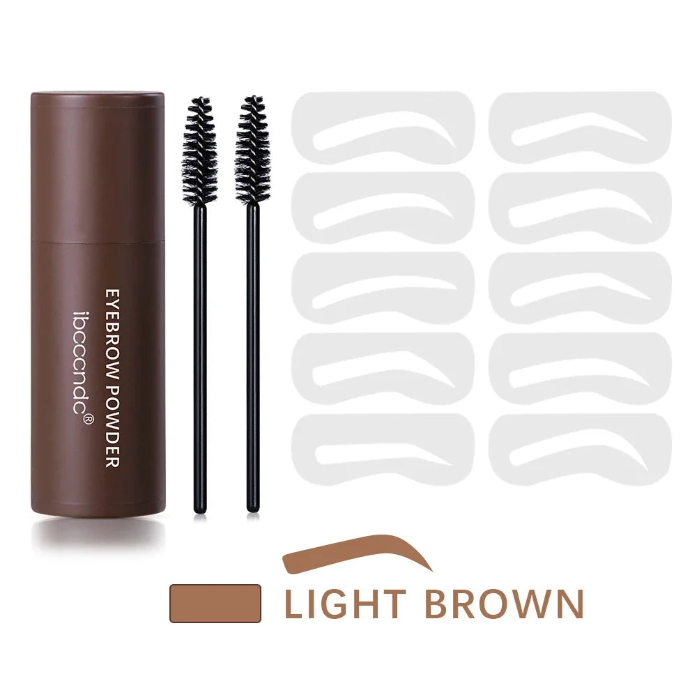 ibcccndc Eyebrow Stamp Kit – Waterproof Brow Shaping 3 Colors