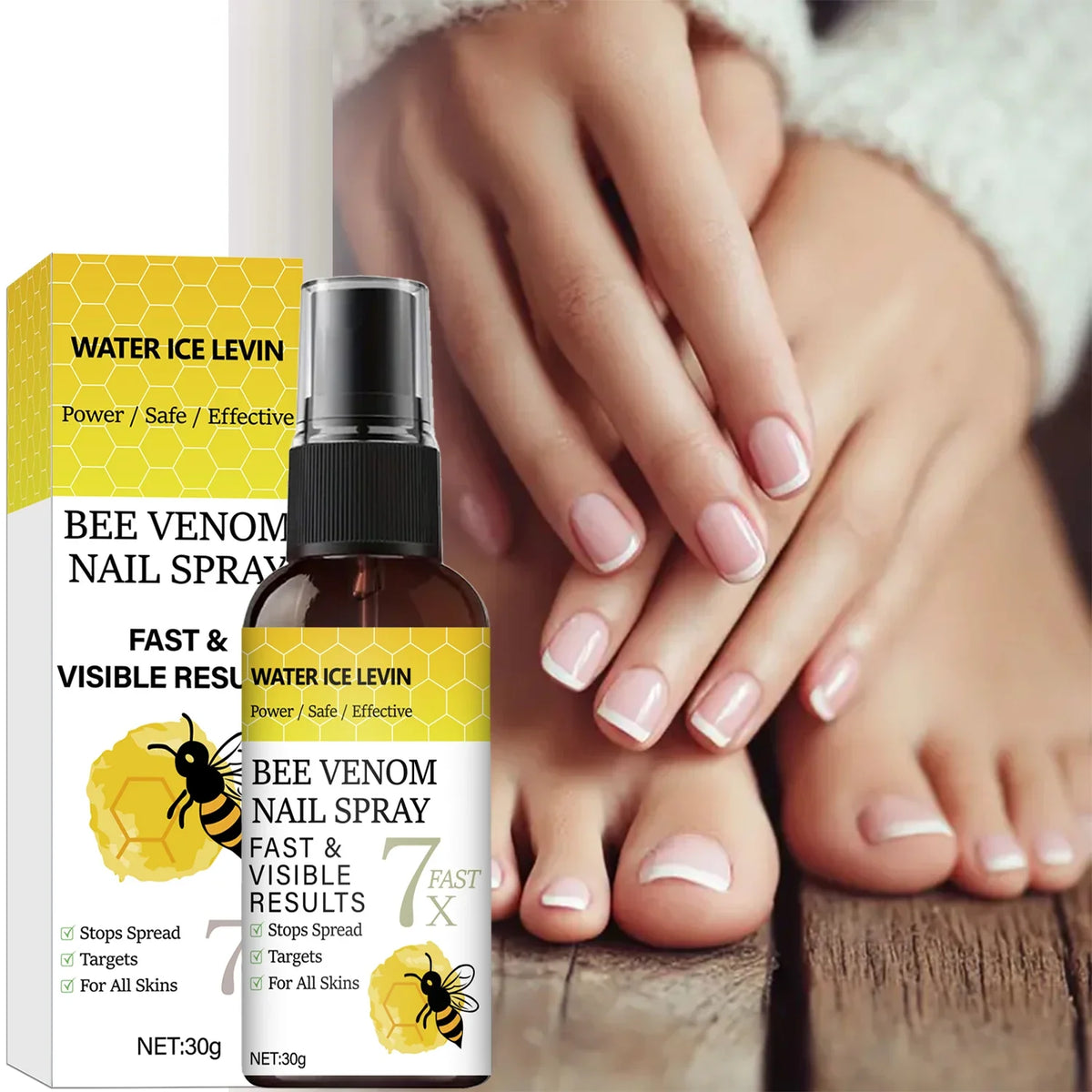 Bee Venom Nail Spray – Strengthen Nails with Hyaluronic Acid
