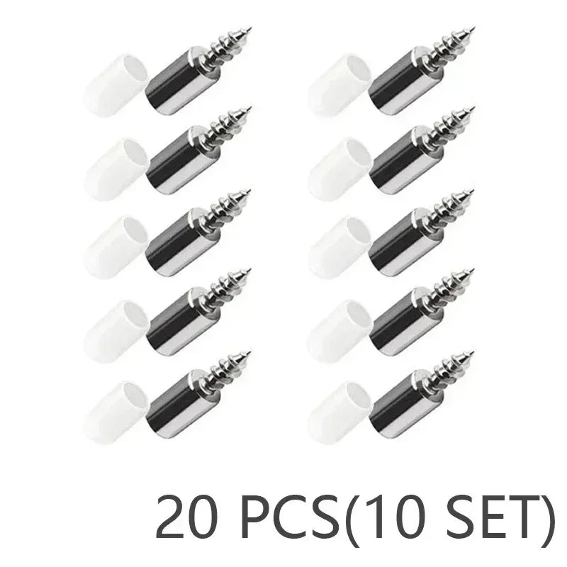 Self-Tapping Cabinet Screws | Drywall & Wood Bracket Screw Set