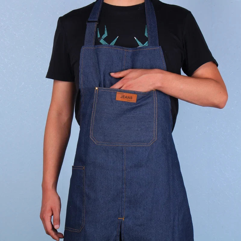 Canvas Pottery Apron | Adjustable Split-Leg DIY Craft Apron