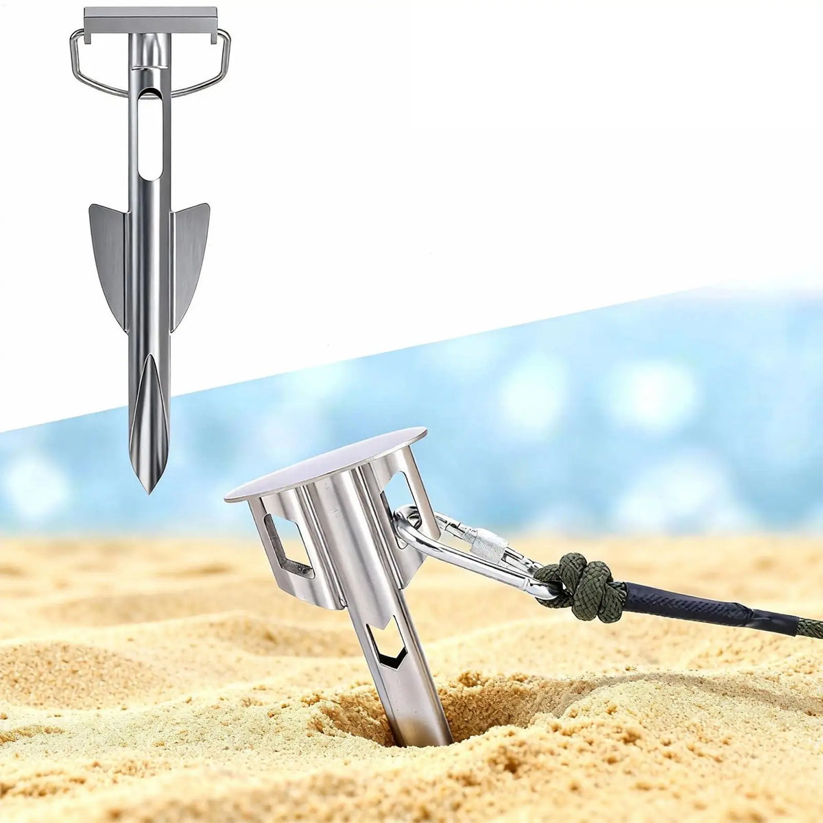 Stainless Steel Kayak & Paddleboard Anchor – Rustproof Beach Anchor