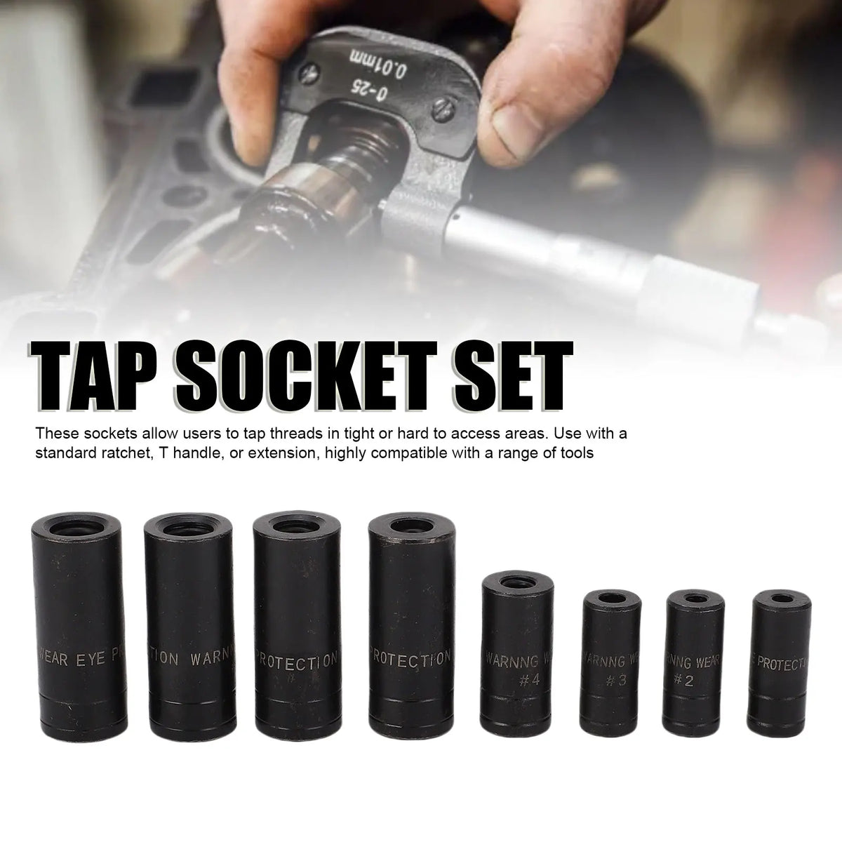 70500 Tap Socket Storage Rack 1 4 3 Drive Adapter Fits MCTI Standard