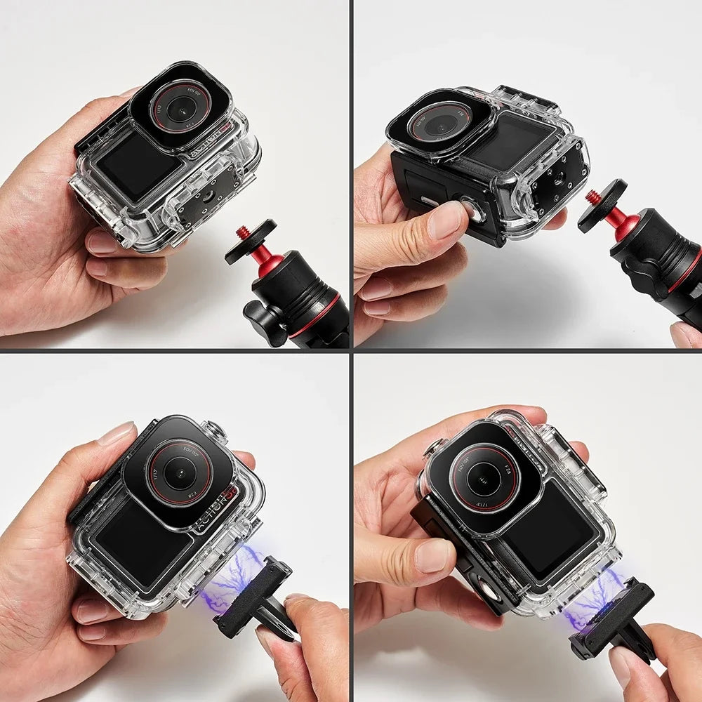 Magnetic Waterproof Diving Case for DJI Action 5 Pro/4/3