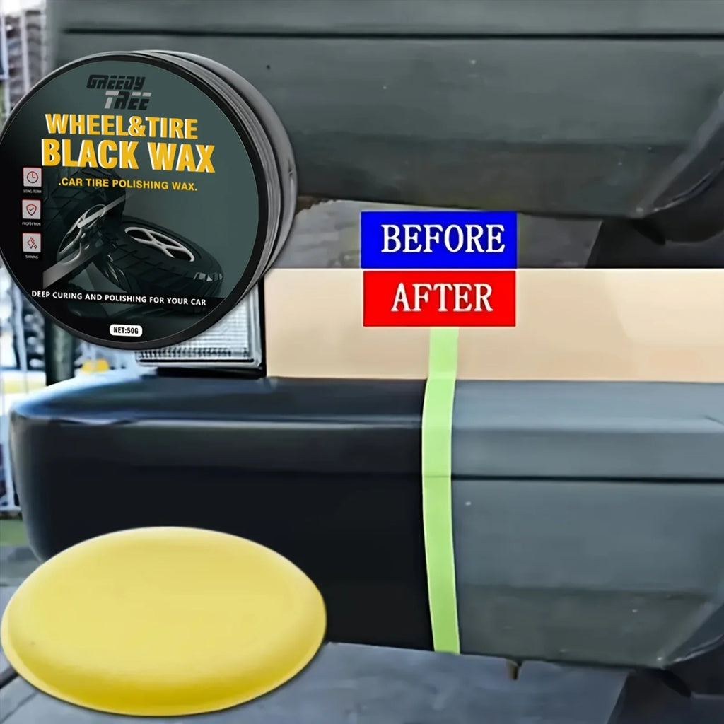 Tire & Wheel Shine Wax – Gloss Protection for Rubber & Vinyl