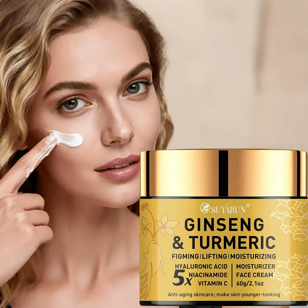 SUYARUN Ginseng Turmeric Face Cream | Brightening Moisturizer