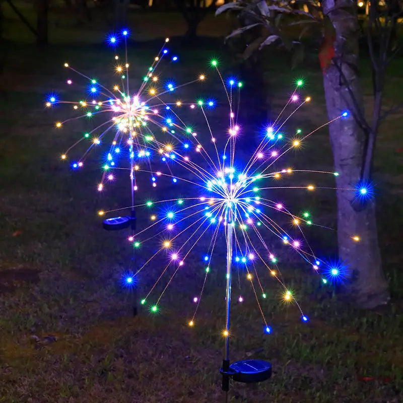 Solar Fireworks Garden Lights – 8 Modes, 120 LED, IP65