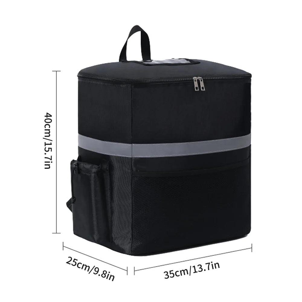 Insulated Delivery Backpack Thermal Food Bag Riders Large Capacity