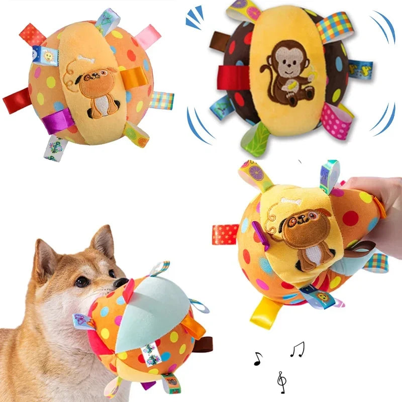 Interactive Ball Dog Toy Aggressive Chewers Training Decompress Bite