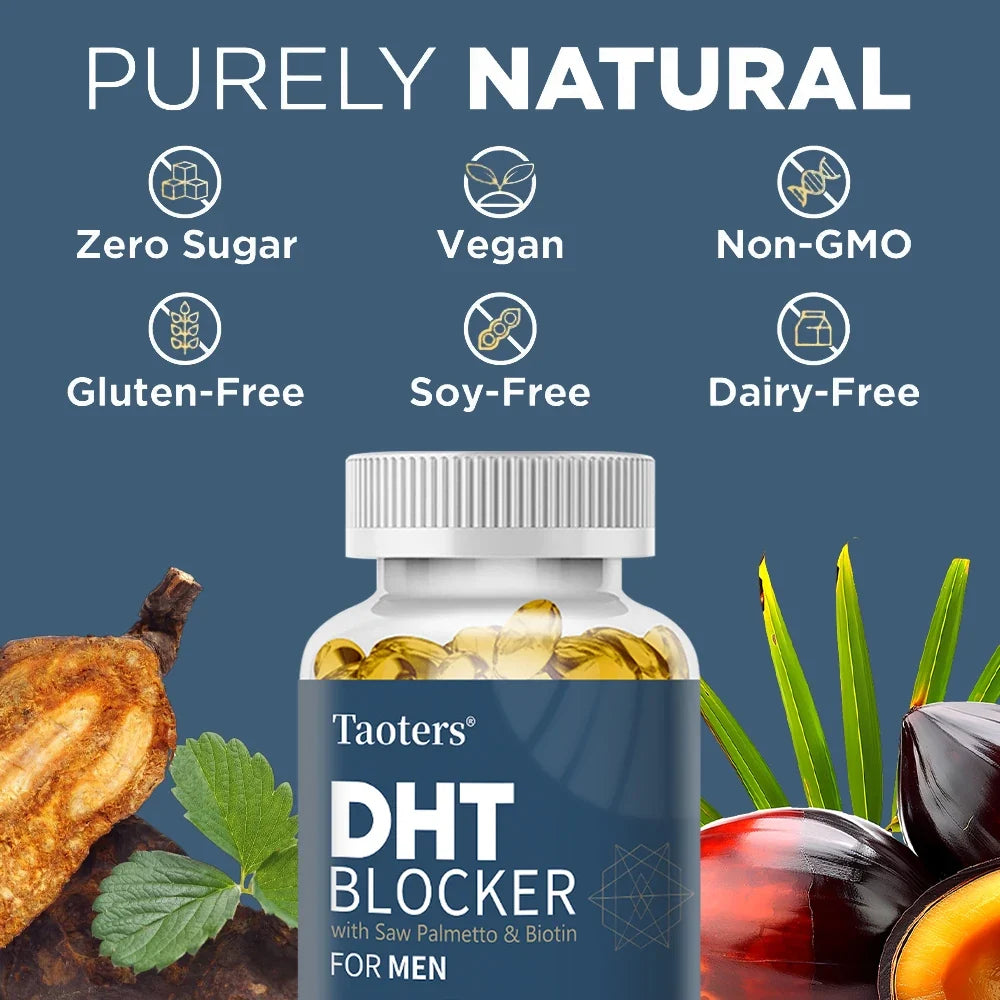 DHT Blocker Hair Growth Supplement – Saw Palmetto & Biotin