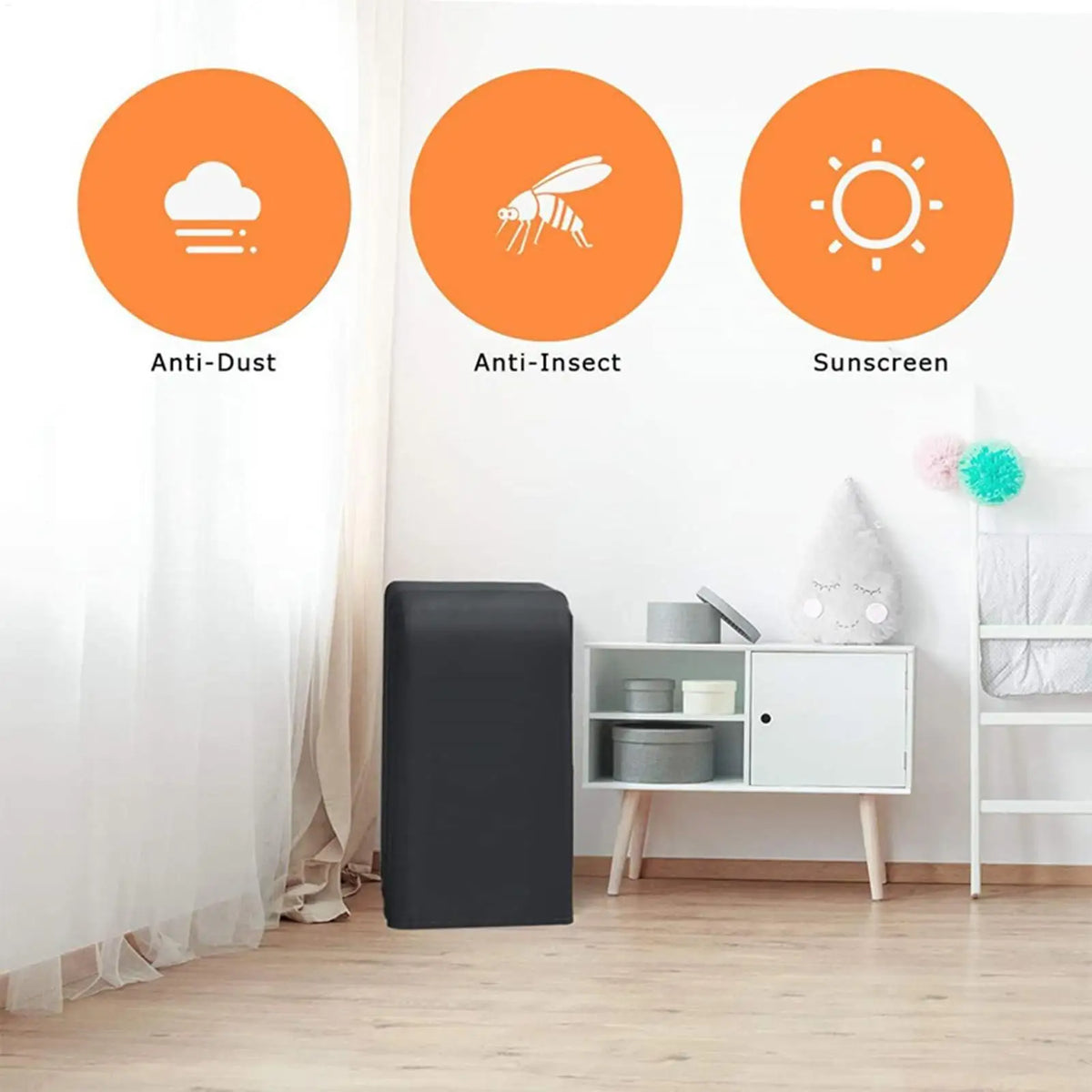 AC Unit Cover Mobile Air Conditioning Dust 15 7 X 18 1 Waterproof