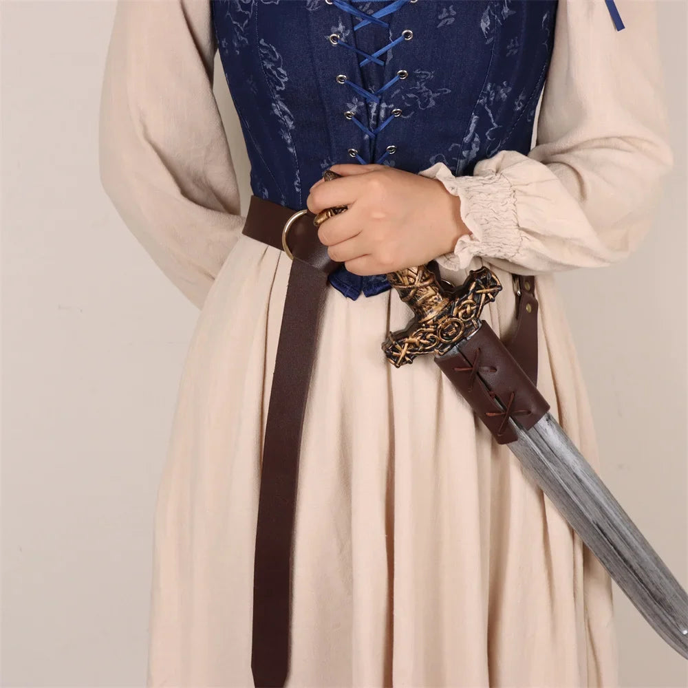 Medieval Belt Sword Sheath Knight Waist Scabbard Costume Cosplay