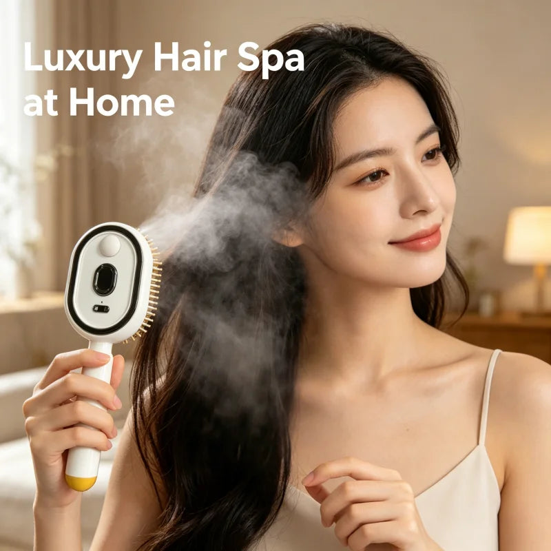 Electric Red Light Scalp Massager Comb | Hair Growth Brush
