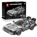 1 24 Classic Movie Racing Car Building Blocks MOC Model Sport Cars