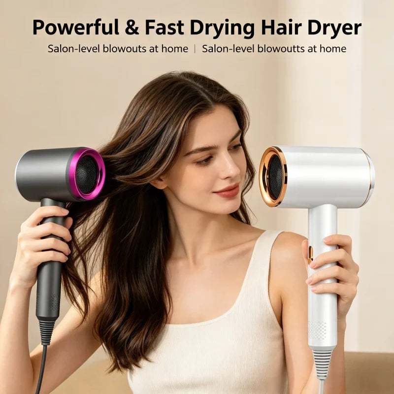 Ionic Hair Dryer with Concentrator Nozzle | Fast Salon Styling