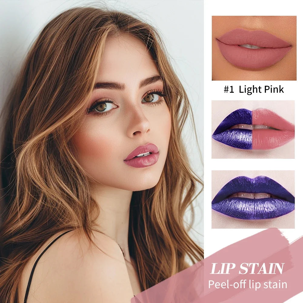 Lakerain Peel-Off Lip Stain Gloss – Waterproof & Long-Lasting