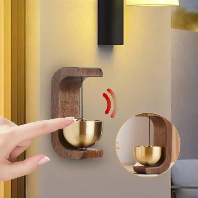 Wood Doorbell Chime Magnetic Decorative Loud Door Bell Indoor