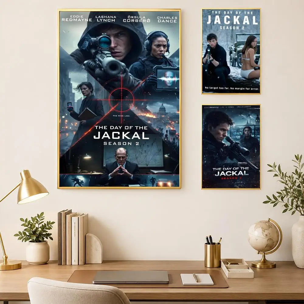 Day of the Jackal TV Poster – Self-Stick HD Waterproof Wall Art