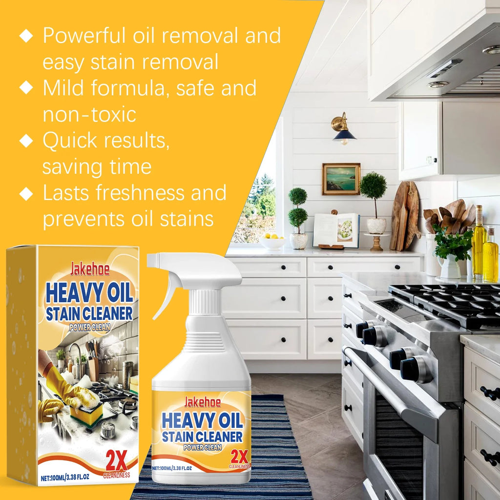 JAKEHOE 100ml Heavy Duty Kitchen Degreaser & Oil Remover
