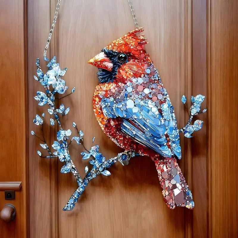 Dangling Bird Ornaments Light Catcher 2D Acrylic Birds Centerpiece