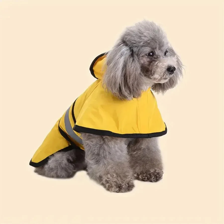 Adjustable Waterproof Windproof Dog Raincoat – All Sizes