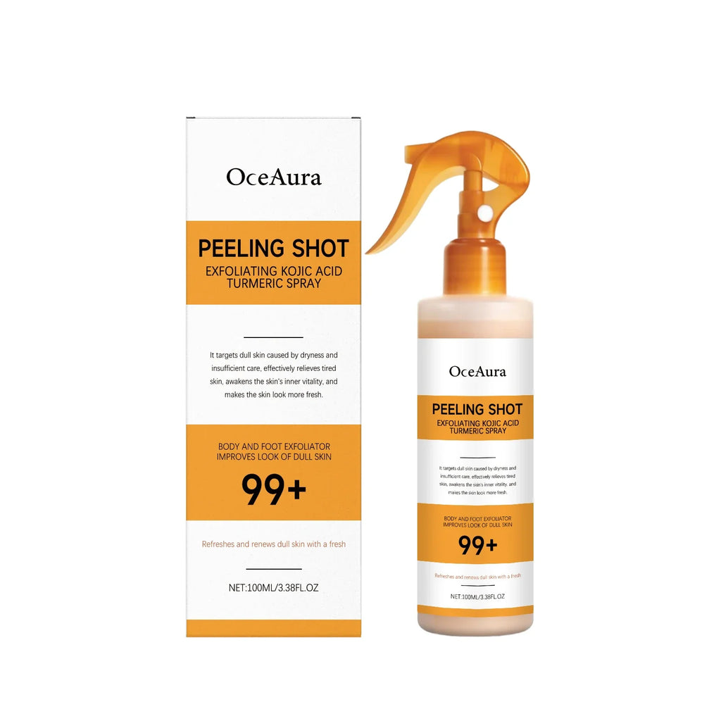 Kojic Acid & Turmeric Exfoliating Serum Spray | Skin Care