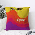 Paulaner Spezi Logo Linen Pillow Cover | Hidden Zipper