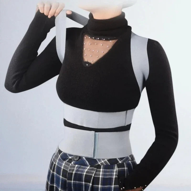 Adjustable Posture Corrector – Upper Back & Shoulder Brace