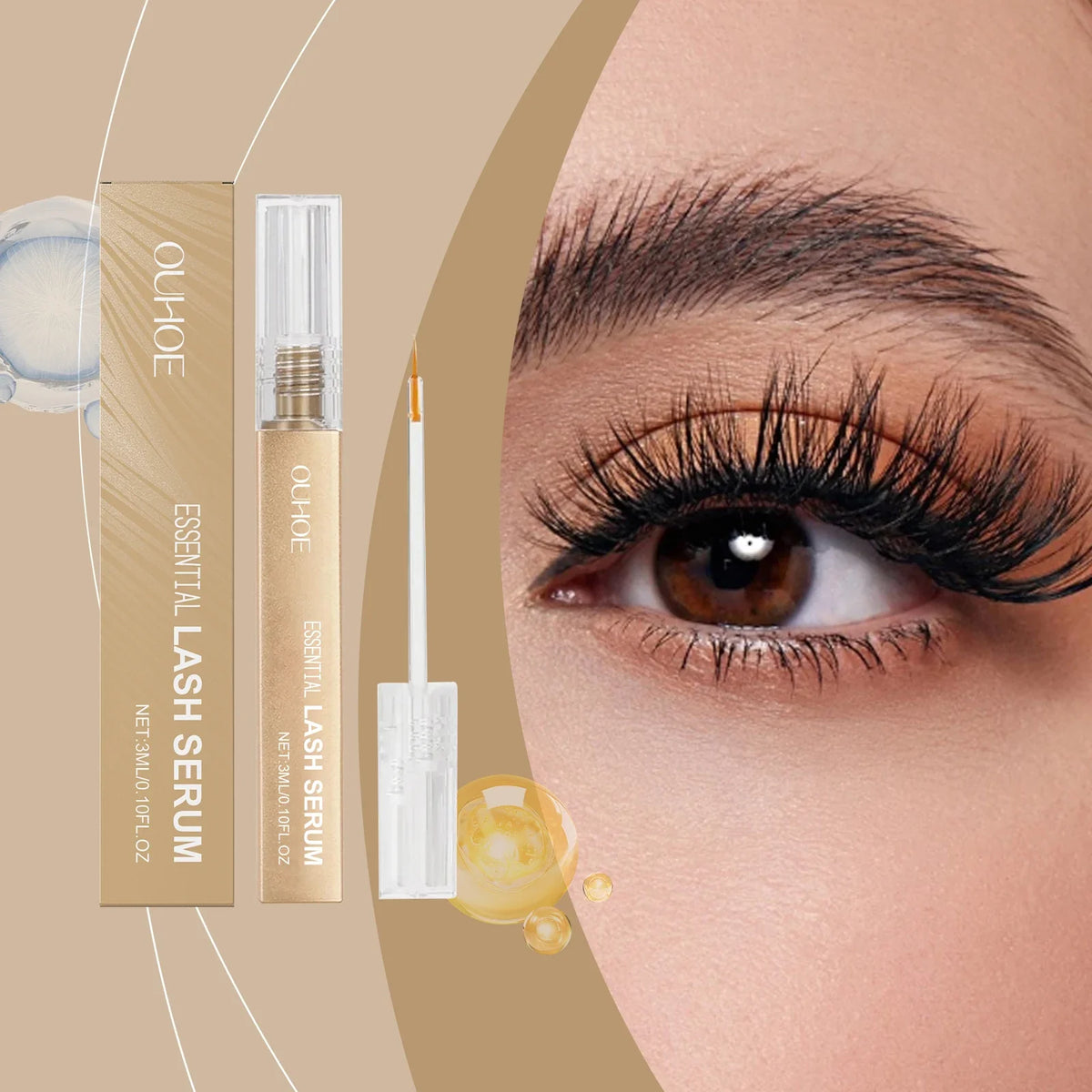 Eyelash Growth Serum | Fuller, Longer & Thicker Lashes & Brows