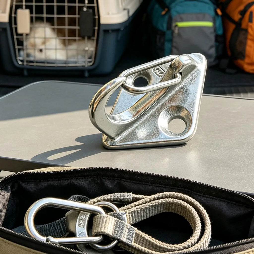 Stainless Steel Dog Lead Hook – Wall Mount Tie Out Holder