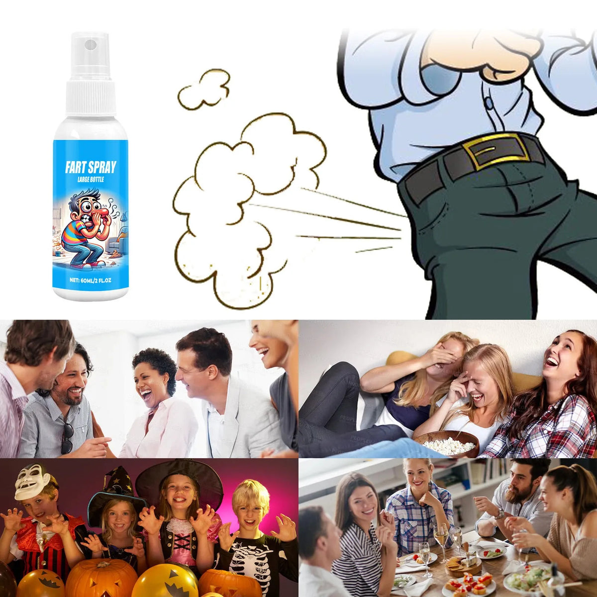 60ml Extra Strong Fart Spray Prank Gag Gift – Kids & Adults