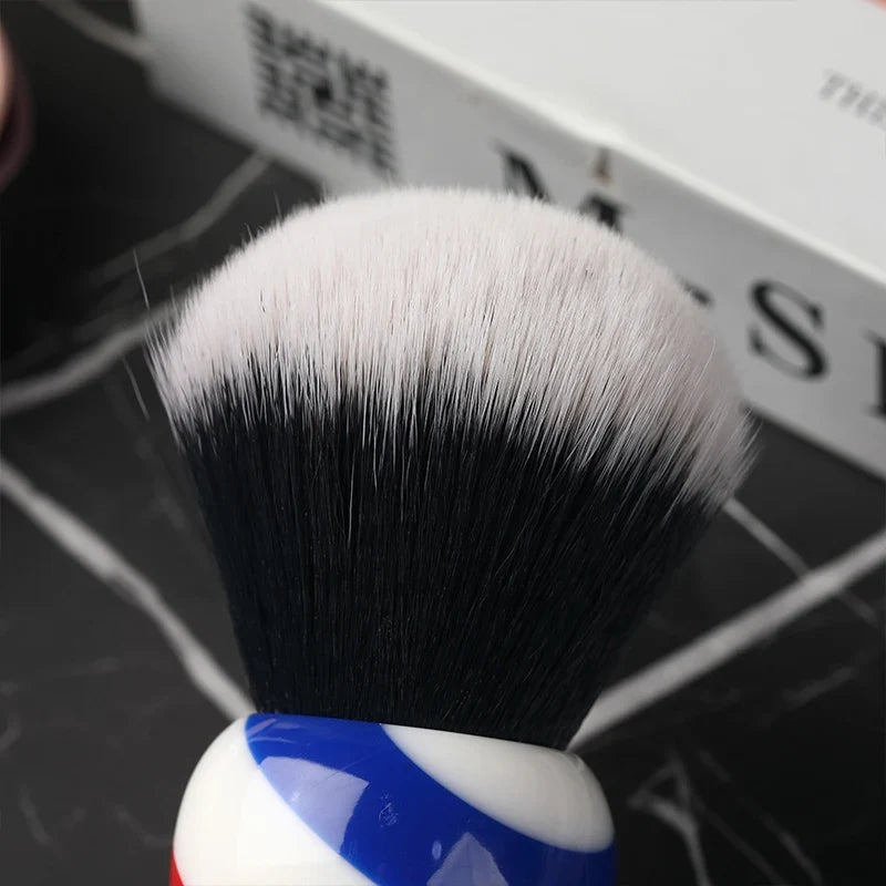 2026 Yaqi Monster Barber Pole Shaving Brush Colorful Bristle Men's