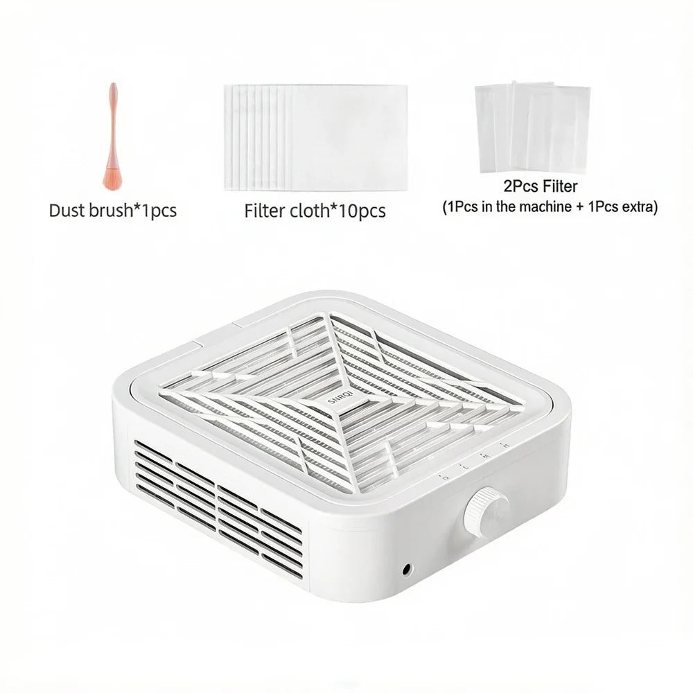 Turbine Brushless Nail Dust Remover Strong Suction 120W Vacuum
