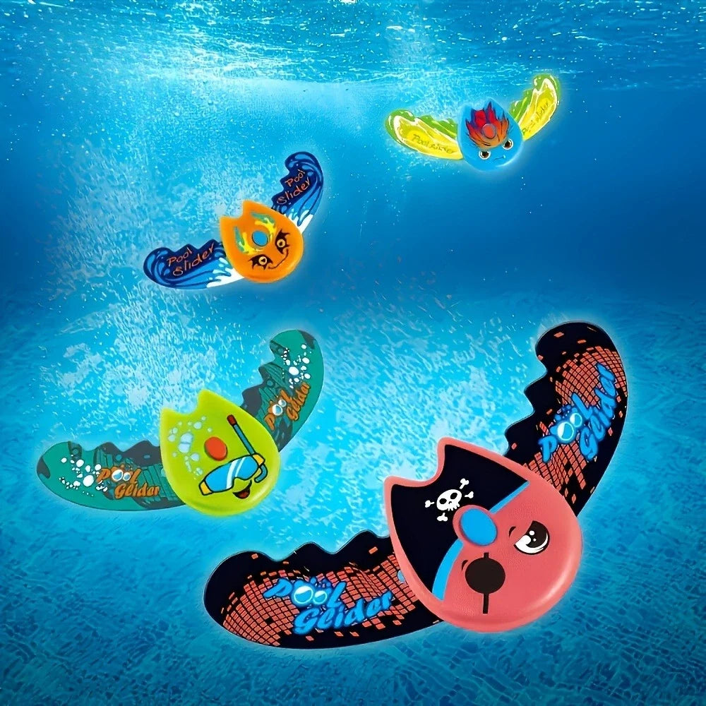 Manta Ray Self-Propelled Pool Diving Toy for Kids | No Batteries