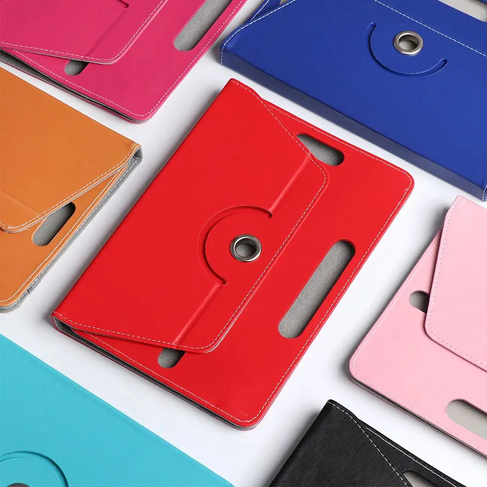 360° Rotating Universal Tablet Case PU Leather 7–10" Samsung