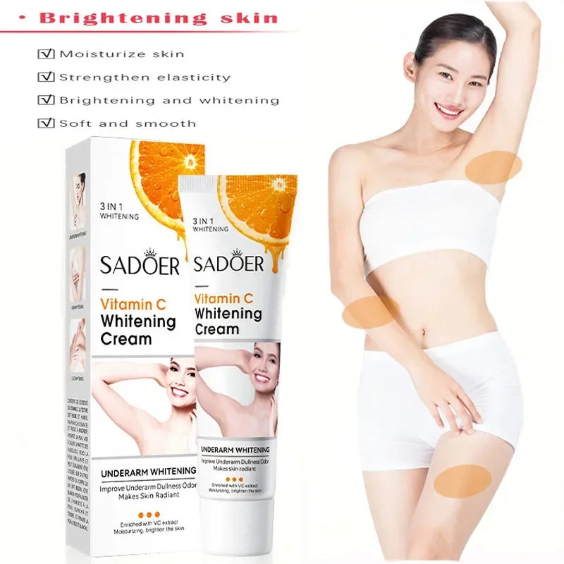 Brightening Body Cream Underarm Knee Buttocks Private Bleach Remove