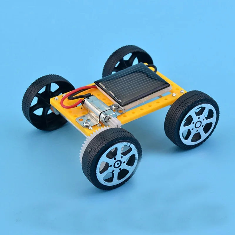 Solar Car Toy Kids STEM DIY Assembled Energy Powered Eco Friendly