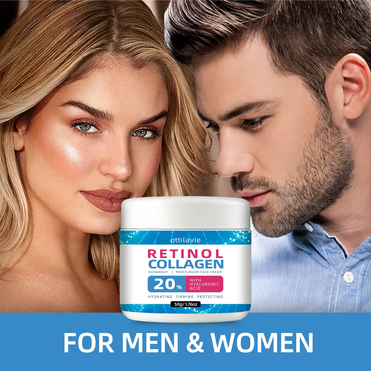 Retinol & Collagen Moisturizing Cream – Day & Night All Skin