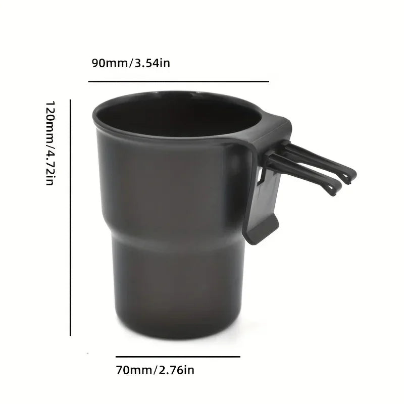 Multifunctional Car Cup Holder – Phone & Trash Organizer
