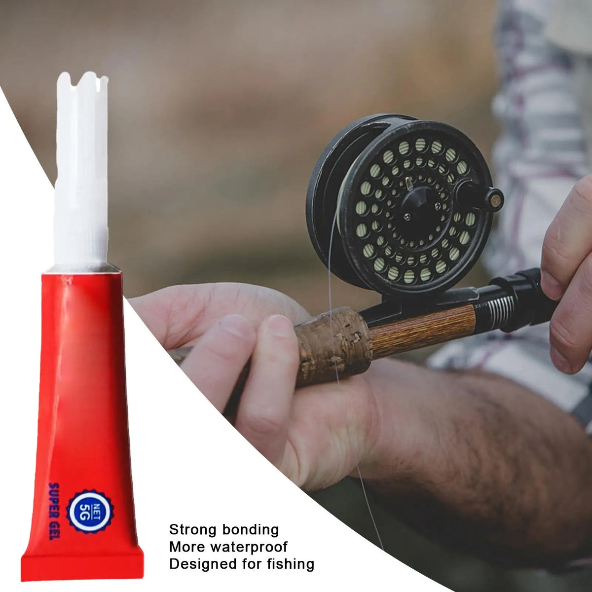 Fishing Rod Repair Glue – Waterproof Quick-Drying Adhesive