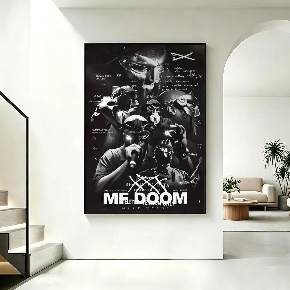 MF DOOM Hip-Hop Poster – HD Art Print Wall Decor