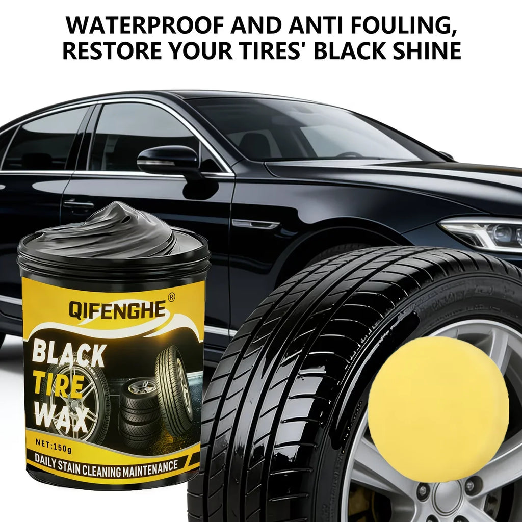 Black Tire Wax – Car Tire Polish, Cleaner & Long-Lasting Shine