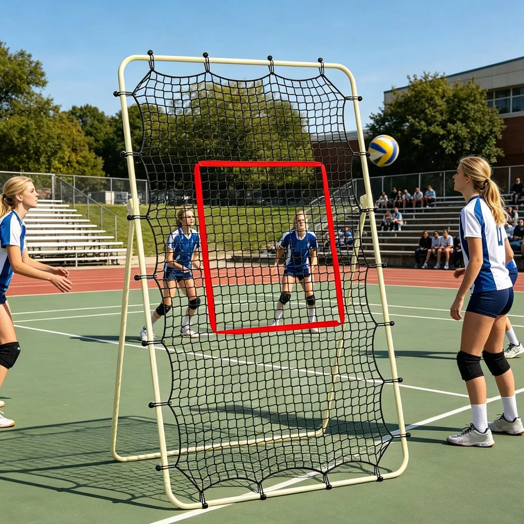 Volleyball Rebounder Net 7x4ft – Training Return Net & Target