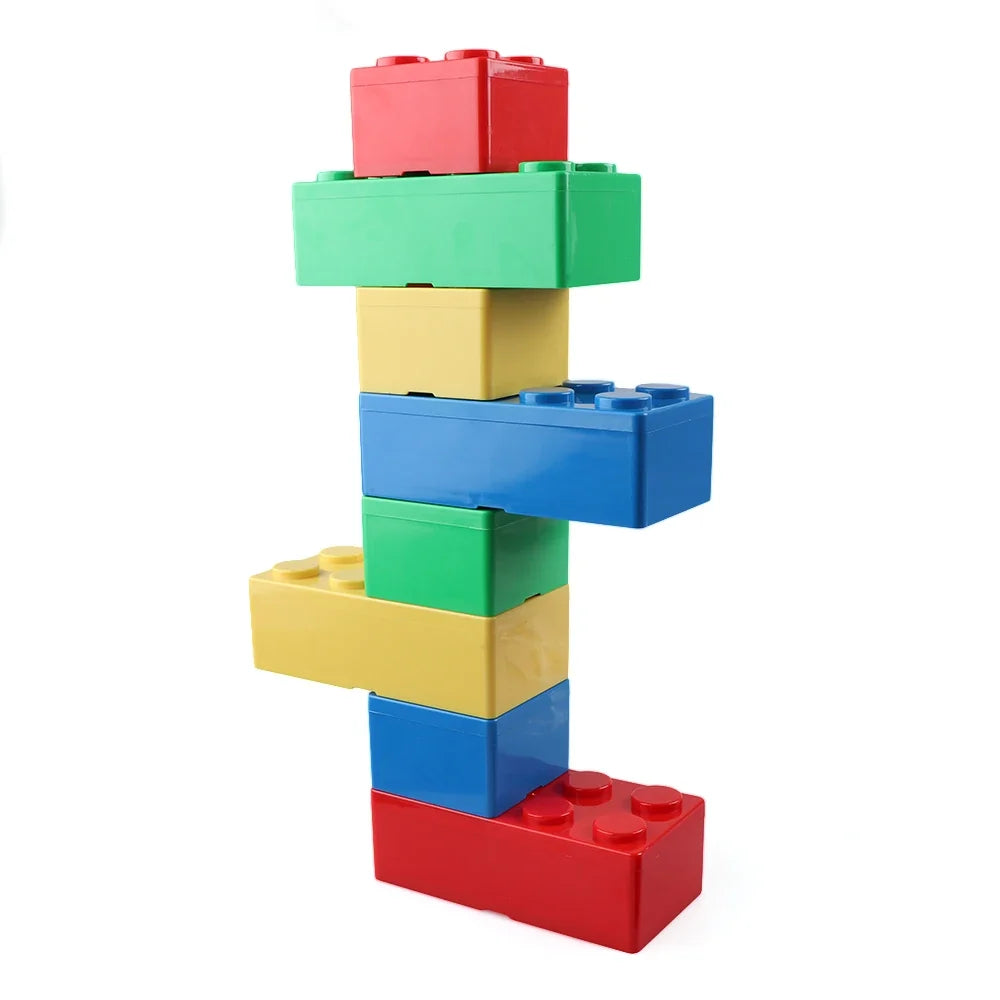 Creative Storage Box Building Block Shapes Plastic Saving Space