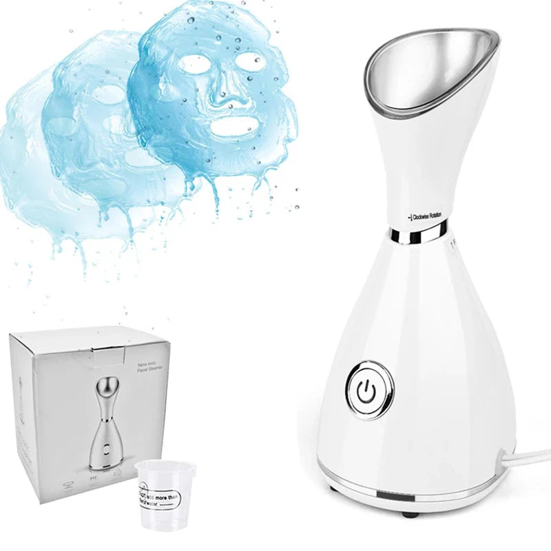 Ionic Nano Facial Steamer | Portable Warm Mist Face Steamer